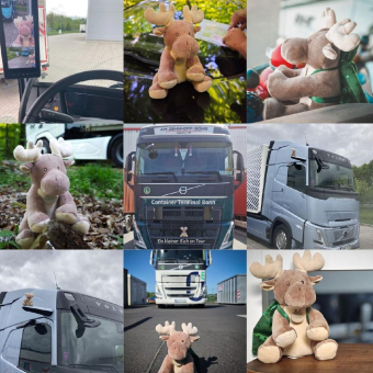 Volvo schickt Elch Helge auf Tour und macht auf den „A happy Day of Life“ aufmerksam