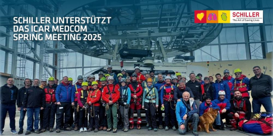SCHILLER unterstützt das ICAR MEDCOM SPRING MEETING 2025