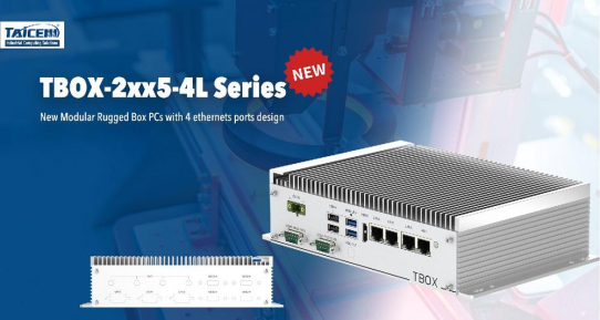 TBOX-2xx5-4L Serie - Neuer robuster Box PC mit 4 GbE Ports für industrielle Anwendungen