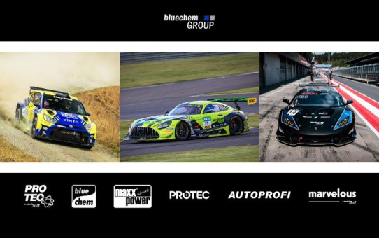 bluechemGROUP startet 2025 mit starken Motorsport-Partnerschaften durch