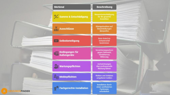 Wichtige Versicherungstipps für Wärmepumpenbesitzer