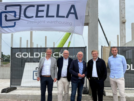 Baufortschritt mit vertrautem Partner: Goldbeck realisiert neue Logistikhalle für Cella