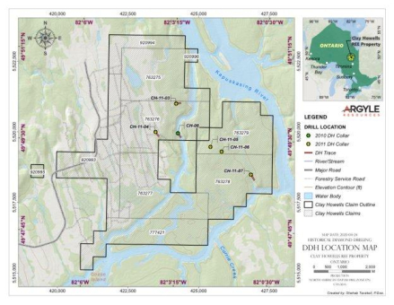 Argyle Resources leitet Antragsverfahren auf Erteilung einer Bohrgenehmigung für das Seltenerdmetallprojekt Clay Howells in Ontario ein