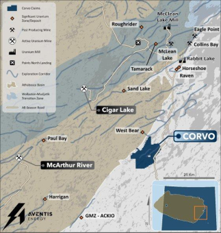 Aventis Energy stellt Explorationspläne auf seinem Uranprojekt Corvo vor