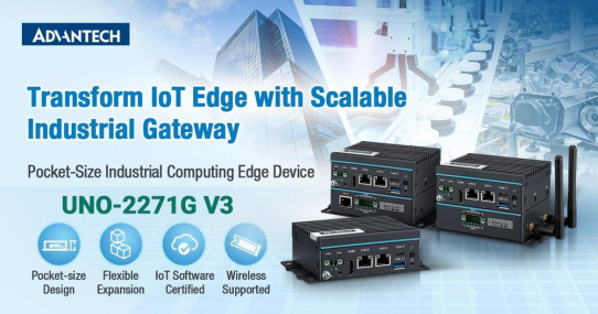 BMC Solutions präsentiert: UNO-2271G V3 – Kompaktes IoT-Gateway für die Industrie 4.0