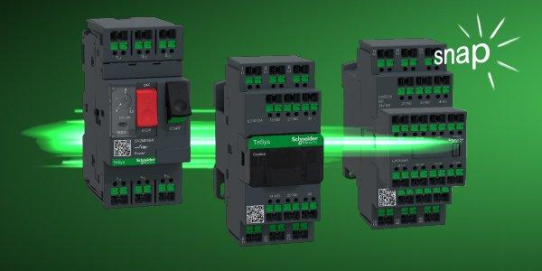 Schneider Electric: TeSys Snap-In verringert die Anschlusszeit von Motorschützen und  Motorschutzschaltern um bis zu 96 Prozen
