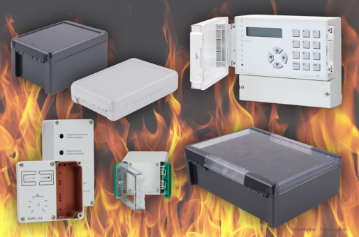 Vor Flammen geschützte Elektronik