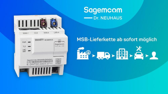 Sagemcom Dr. Neuhaus erhält neue SiLKe-Zertifizierung vom BSI: SMGW-Transport mit der MSB-Lieferkette ab sofort möglich
