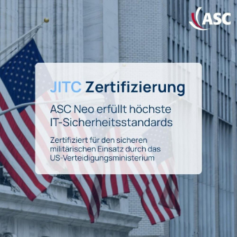 ASC erhält erneut JITC-Zertifizierung für die Kommunikationslösung Neo