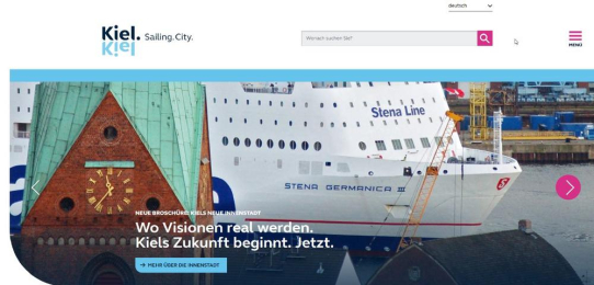 Aufwändiger Website-Relaunch für die Landeshauptstadt Kiel
