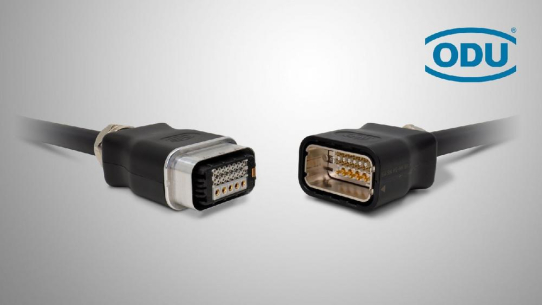 ODU-MAC® Blue-Line Push-Lock: Neue Kabel-zu-Kabel-Lösung