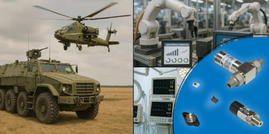 Zuverlässige Druckmessung für Industrie, Militär und Medizintechnik – Die Sensorlösungen von Telemeter Electronic im Überblick