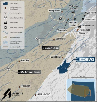 Aventis Energy gibt Ergebnisse der hochauflösenden TDEM-Vermessung auf dem Uranprojekt Corvo in Nord-Saskatchewan bekannt