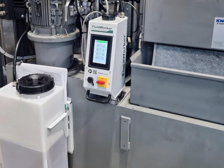 Die Kosten für Kühlschmierstoffe um 50 % senken – automatisiertes KSS-Management mit dem neuen FluidWorker® 50 von MAW macht’s einfach möglich