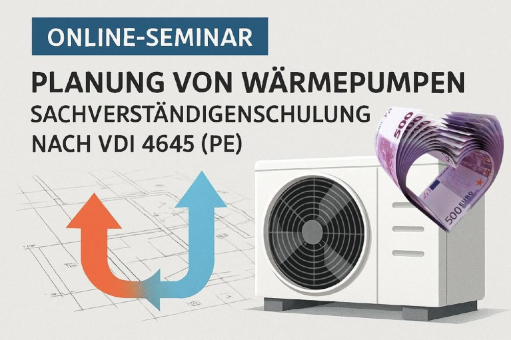 Wärmepumpen richtig planen - mit Förderung bis zu 500 Euro