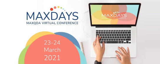 Virtuelle MAXQDA Konferenz MAXDAYS21 - Learn. Discover. Connect.