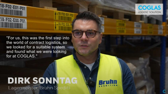 WMS GoLive in Rekordzeit: Bruhn Spedition setzt auf COGLAS