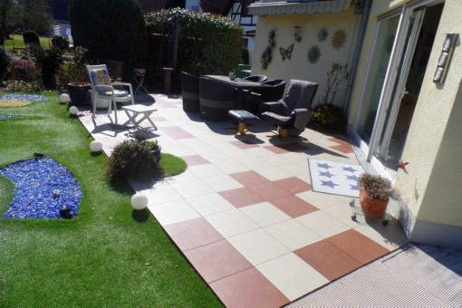 Terrasse neu gestaltet mit ELITE Terrassenfliesen