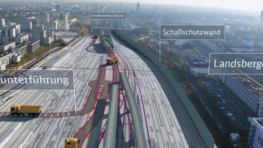 Deutsche Bahn vergibt die ersten beiden Aufträge für die Hauptbaumaßnahmen der 2. Stammstrecke München