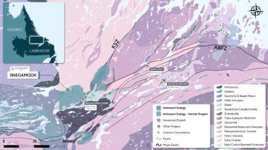 Azincourt Energy beginnt erstes Arbeitsprogramm auf Uranprojekt Harrier