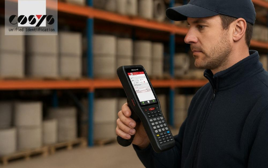 Lagersoftware mit Scanner: COSYS & Honeywell CK62 für den Tiefbauhandel