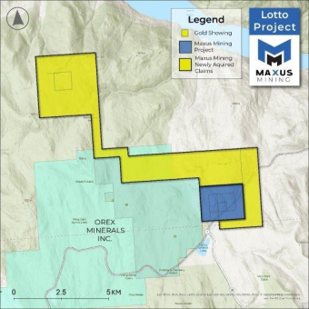 Maxus Mining meldet beträchtliche Erweiterung des Grundbesitzes beim Wolframprojekt Lotto in British Columbia (Kanada)