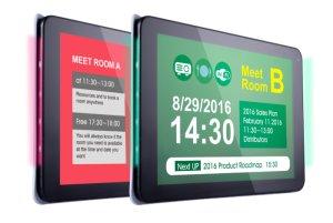 Digitales Türschild vom Digital Signage Marktführer mit 3 Jahren Cloud CMS Anbindung an MS Exchange & Office 365