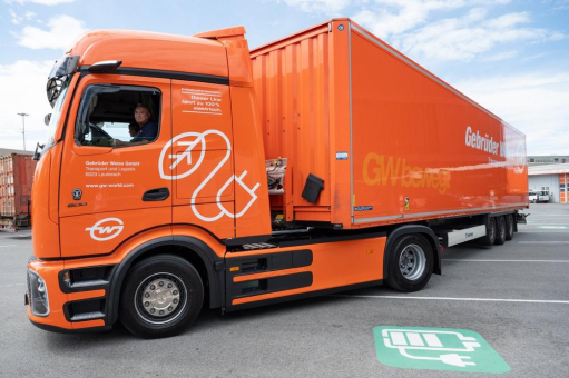 Gebrüder Weiss bringt weitere E-Lkw auf die Straße