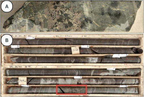 Durchörterung mehrerer mineralisierter Skarnhorizonte im Kupfer-Gold-Projekt Birch