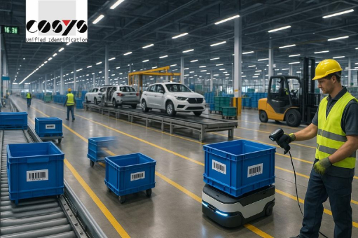 Effiziente KLT-Verwaltung in der Automobilindustrie mit Behältermanagement Software von COSYS