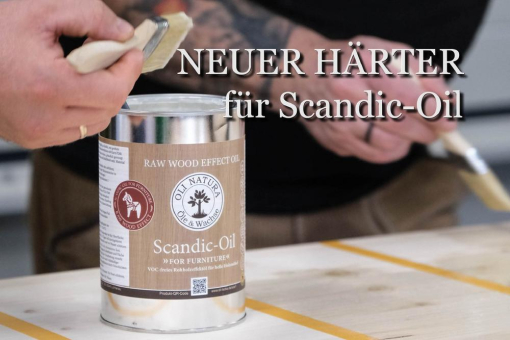 Neuer OLI-NATURA H2O-Hardener für wasserbasierte Holzöle