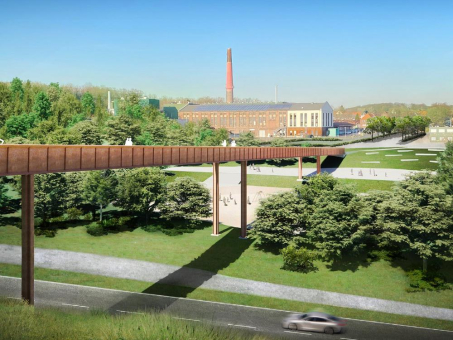Vorzeigeprojekt: Nachhaltige Brücke revitalisiert ehemaliges Zechengelände