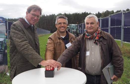 Agri-Solarpark Krauscha offiziell eröffnet – Sachsens Umweltminister würdigt Pionierprojekt der Next2Sun Gruppe