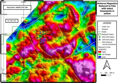 Vanguard Mining startet Folgebohrprogramm 2025 in Redonda nach 174,1 m mit 0,34 % CuÄq ab der Oberfläche