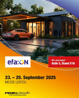 FEGA & Schmitt mit Zukunftslösungen für Gebäude- und Energietechnik auf Messe efa:ON 2025