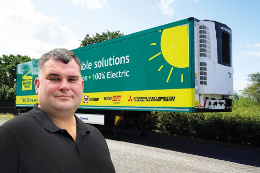 Coole Technologie im Alltagstest. Der solarbetriebene Kühlauflieger hält, was er verspricht.