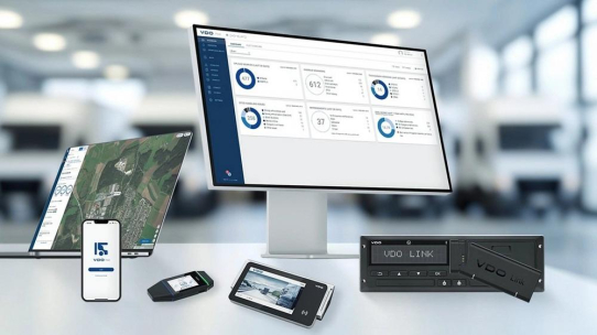 Busworld 2025: AUMOVIO zeigt VDO-Tachographenlösungen und neue Tools für Busflotten