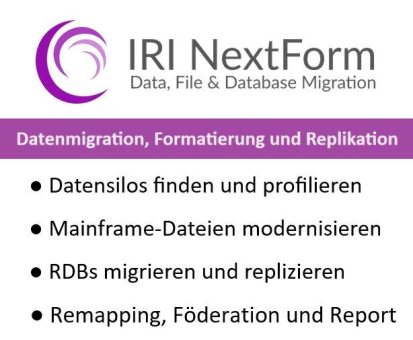 ❌ Datenmigration aus Legacy-System ❌ Altdaten in moderne Anwendungen, Datenbanken oder Cloud-Ziele migrieren ❗