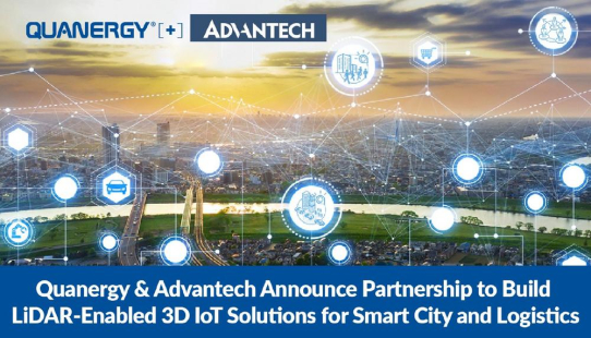 Advantech & Quanergy geben Partnerschaft zum Aufbau von LiDAR-fähigen 3D-IoT-Lösungen für Smart City und Logistik bekannt