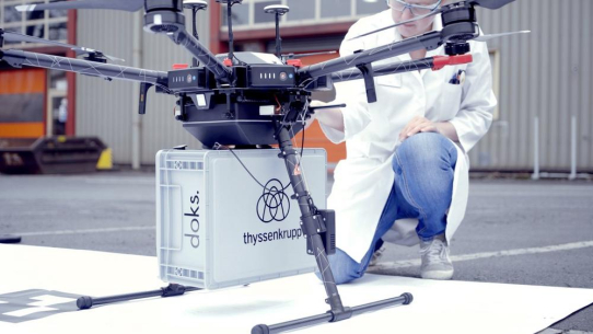 Innovationspreis Reallabore - Liefer-Drohne "Stahlbiene" setzt sich gegen zahlreiche Mitbewerber durch