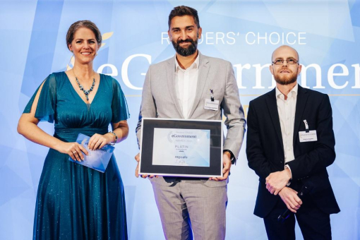 regisafe GmbH bei den eGovernment Awards mit Platin ausgezeichnet
