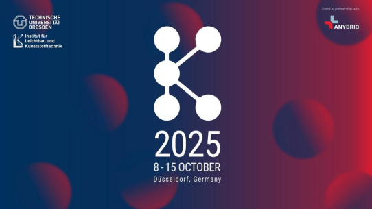 Das Institut für Leichtbau und Kunststofftechnik und die ANYBRID GmbH auf der K 2025