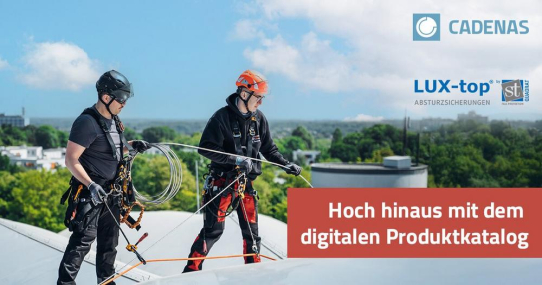 Es geht hoch hinaus mit dem eCATALOG 3Dfindit und LUX-top