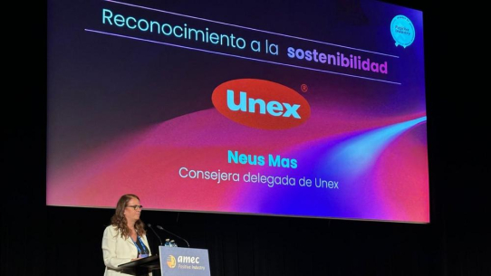 Unex erhält die Auszeichnung für Nachhaltigkeit beim Positive Industry Day von amec