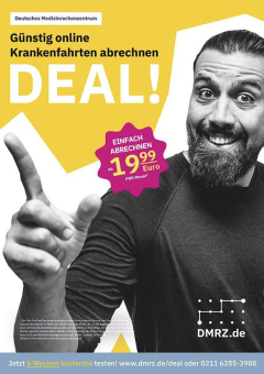 Krankenfahrten günstig online abrechnen mit DMRZ.de