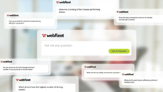 Telematik Partner informiert: Webfleet präsentiert das KI-gestützte Tool „Webfleet Fleet Advisor“