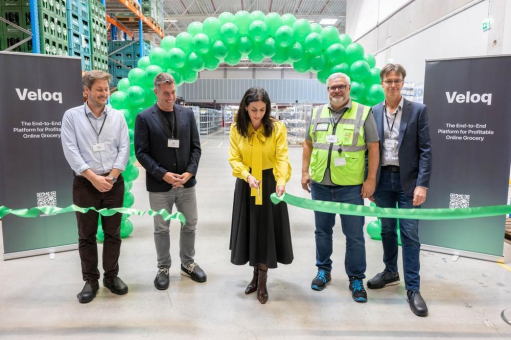Veloq und AutoStore eröffnen modernstes Lebensmittelfulfillment-Zentrum in Wien und starten globale Automatisierungspartnerschaft