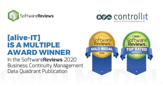 Controllit AG gewinnt die Software Review Gold Medal 2020