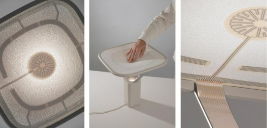 Soft Interfaces: Textilintegrierte, taktile Lichtsteuerung durch druckbare Flüssigmetalltinte