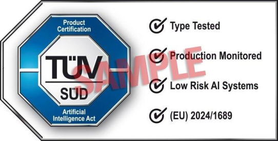 Neues TÜV SÜD-Prüfzeichen für KI mit geringem Risiko